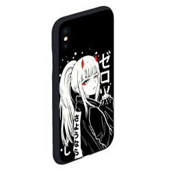 Чехол для iPhone XS Max матовый Darling in the Franxx: Zero Two - фото 2