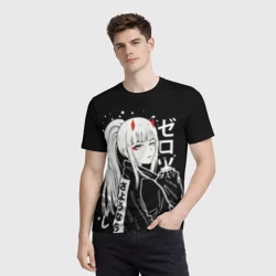 Мужская футболка 3D Darling in the Franxx: Zero Two - фото 2