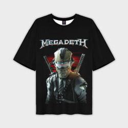 Мужская футболка oversize 3D Megadeth