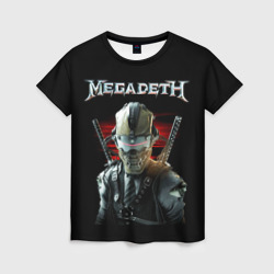 Женская футболка 3D Megadeth