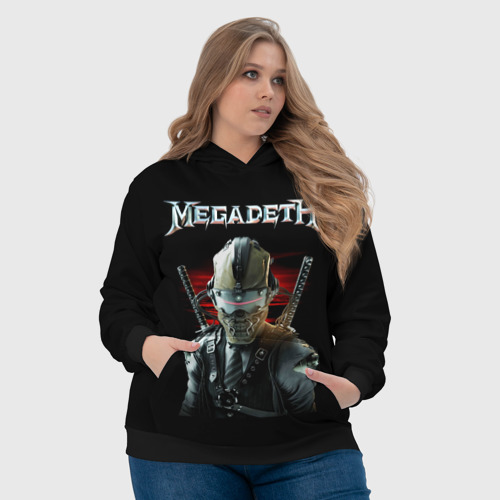 Женская толстовка 3D Megadeth, цвет 3D печать - фото 6