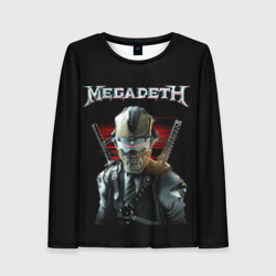 Женский лонгслив 3D Megadeth