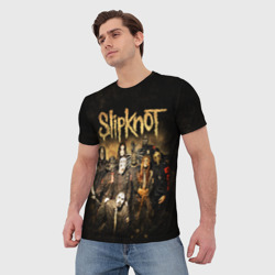 Мужская футболка 3D Slipknot - фото 2