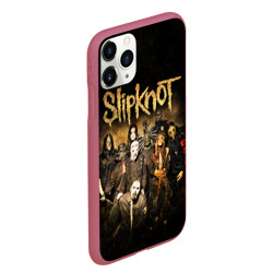 Чехол для iPhone 11 Pro Max матовый Slipknot - фото 2