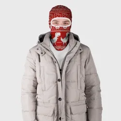 Балаклава 3D Новогодний гугл - фото 2
