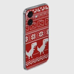 Чехол для iPhone 16 силиконовый с защитой камеры Новогодний гугл - фото 2