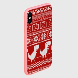 Чехол для iPhone XS Max матовый Новогодний гугл - фото 2