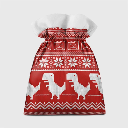 Подарочный 3D мешок Новогодний гугл - фото 2