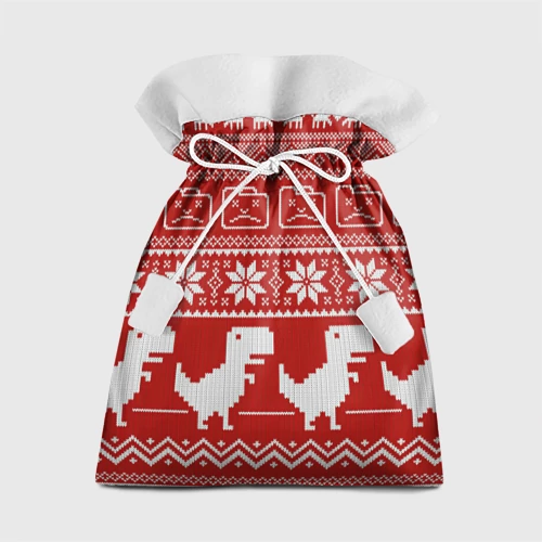 Подарочный 3D мешок Новогодний гугл