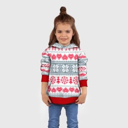 Детская толстовка 3D Зимняя любовь - фото 2