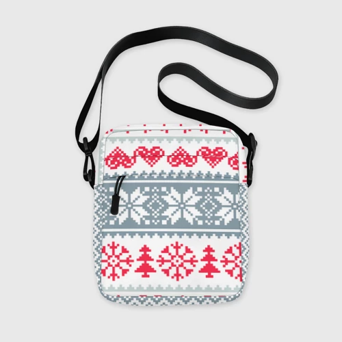 Сумка через плечо 3D с принтом Зимняя любовь Сумка через плечо 3D Зимняя любовь