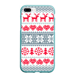 Чехол для iPhone 7Plus/8 Plus матовый Зимняя любовь