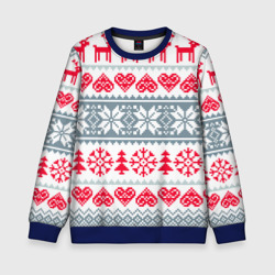 Детский свитшот 3D Зимняя любовь