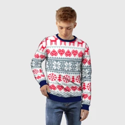 Детский свитшот 3D Зимняя любовь - фото 2