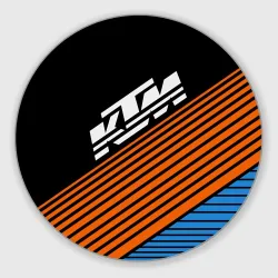 Круглый коврик для мышки KTM КТМ