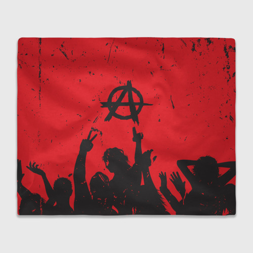 Плед 3D Свобода и анархия, цвет 3D (велсофт)