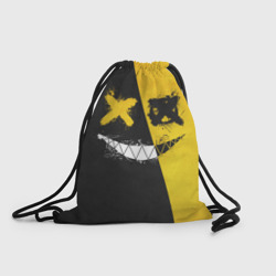 Рюкзак-мешок 3D Yellow and Black Emoji