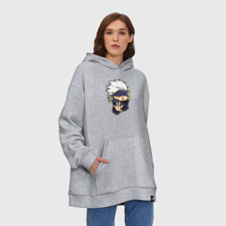 Худи SuperOversize хлопок Сатору Годжо Магическая битва - фото 2