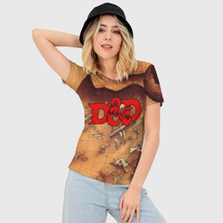 Женская футболка 3D Slim Dungeons and Dragons D&D - фото 2