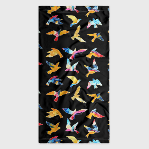 Бандана-труба 3D Парящие акварельные птицы, цвет 3D печать - фото 7