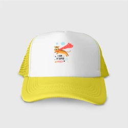 Кепка тракер с сеткой Я Супергерой