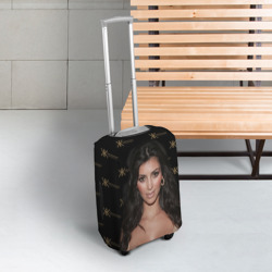 Чехол для чемодана 3D Ким Кардашьян - фото 2
