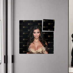 Плакат с принтом Ким Кардашьян прекрасная для любого человека, вид спереди №4. Цвет основы: белый