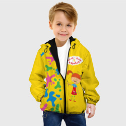 Детская куртка 3D Царевна, кляксы - фото 2