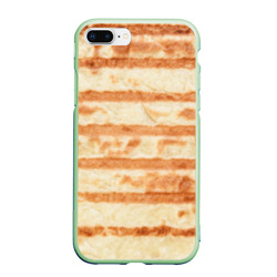 Чехол для iPhone 7Plus/8 Plus матовый Лаваш тонкий плоский хлеб
