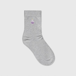 Фиолетовая колба с зельем – Детские носки с вышивкой с принтом купить