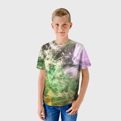 Детская футболка 3D Фестивальный дым - фото 2