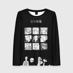 Женский лонгслив 3D Мицуя Такаши Токийские reveng