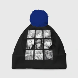 Шапка 3D c помпоном Мицуя Такаши Токийские reveng