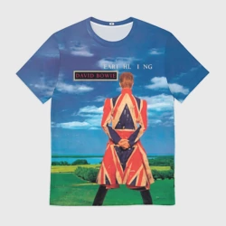 Мужская футболка 3D Earthling - David Bowie