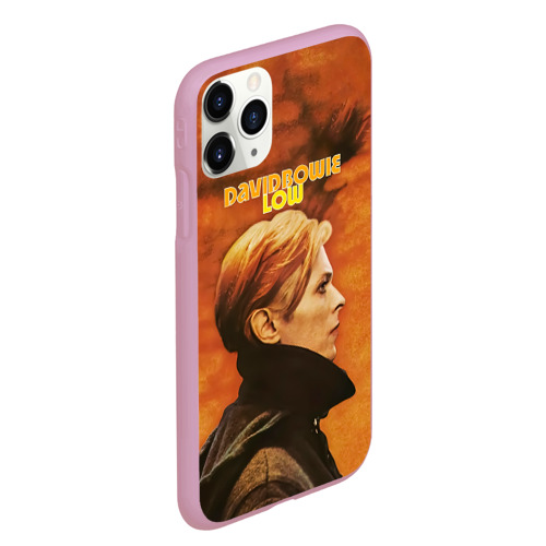 Чехол для iPhone 11 Pro Max матовый Low - David Bowie, цвет розовый - фото 3