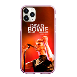 Чехол для iPhone 11 Pro Max матовый Brilliant Live Adventures - David Bowie