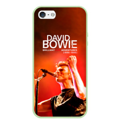 Чехол для iPhone 5/5S матовый Brilliant Live Adventures - David Bowie