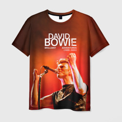 Мужская футболка 3D Brilliant Live Adventures - David Bowie