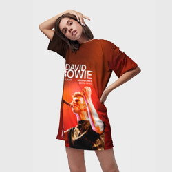 Платье-футболка 3D Brilliant Live Adventures - David Bowie - фото 2