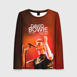Женский лонгслив 3D Brilliant Live Adventures - David Bowie