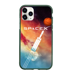 Чехол для iPhone 11 Pro матовый Space X