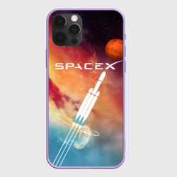 Чехол для iPhone 12 Pro Space X - Илон Маск