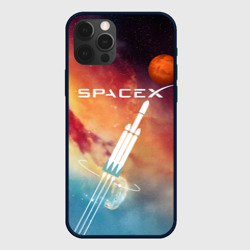 Чехол для iPhone 12 Pro Max Space X - Илон Маск
