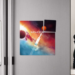 Плакат с принтом Space X - Илон Маск для любого человека, вид спереди №4. Цвет основы: белый