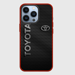 Чехол для iPhone 13 Pro Toyota steel honeycombs