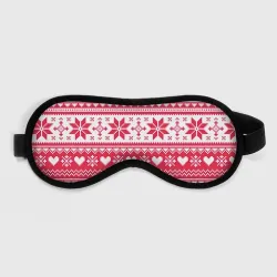 Маска для сна 3D Новогодний уют