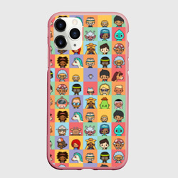 Чехол для iPhone 11 Pro Max матовый Toca Life Worl