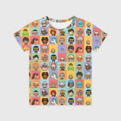 Детская футболка 3D Toca Life Worl