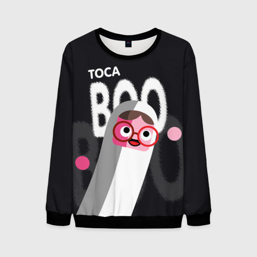 Мужской свитшот 3D Toca Boo, цвет черный