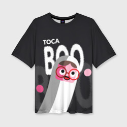 Женская футболка oversize 3D Toca Boo